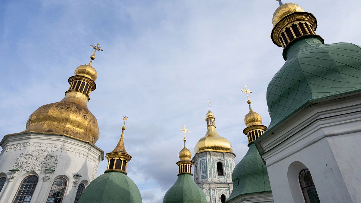 Софийский собор в Киеве, объект Всемирного наследия ЮНЕСКО, пострадал от российского обстрела