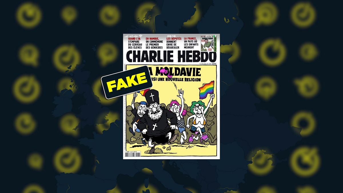 Нет, это не Charlie Hebdo: обложка о гей-прайде в Молдавии – фальшивка
